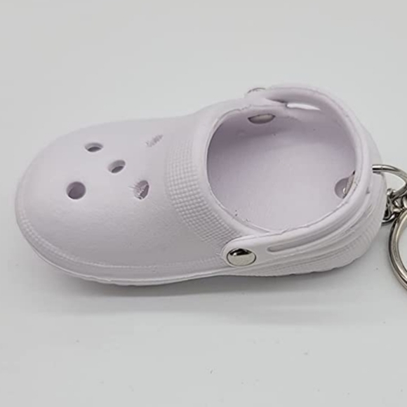 White Crocs Keychain - Picture 2 of 4
